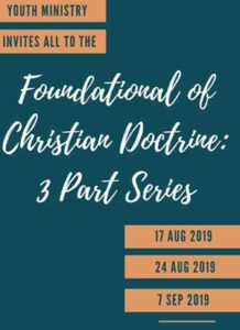 Foundation of Christian Doctrine; 3 Part Series
