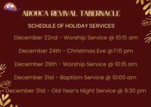 Holiday Services 2024