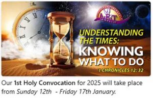 First Holy Convocation for 2025