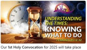 First Holy Convocation for 2025