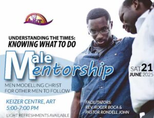 Male Mentorship. Understanding the times: Knowing what to do